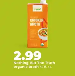 Hy-Vee Nothing But The Truth organic broth offer