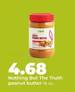 Hy-Vee Nothing But The Truth peanut butter offer