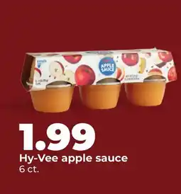 Hy-Vee Hy-Vee apple sauce offer