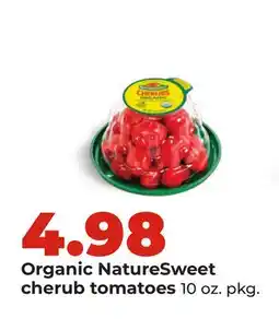 Hy-Vee Organic NatureSweet cherub tomatoes offer