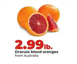 Hy-Vee Dracula blood oranges offer