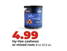 Hy-Vee Hy-Vee cashews or mixed nuts offer