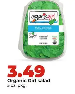 Hy-Vee Organic Girl salad offer