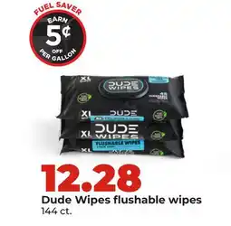 Hy-Vee Dude Wipes flushable wipes offer