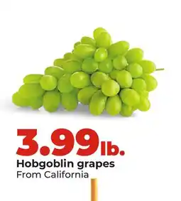 Hy-Vee Hobgoblin grapes offer