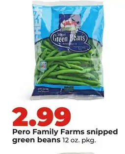 Hy-Vee Pero Family Farms snipped green beans offer