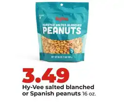 Hy-Vee Hy-Vee salted blanched or Spanish peanuts offer