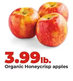 Hy-Vee Organic Honeycrisp apples offer