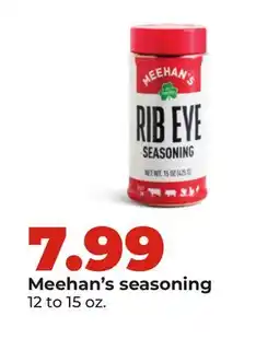 Hy-Vee Meehan's seasoning offer