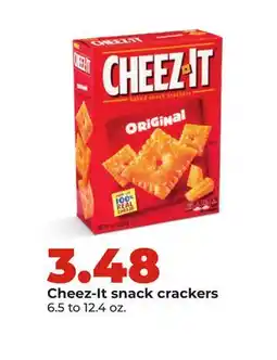 Hy-Vee Cheez-It snack crackers offer