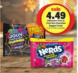 Meijer Halloween Trick or Treat Non-Chocolate Bagged Candy offer