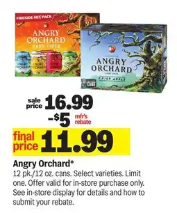 Meijer Angry Orchard offer
