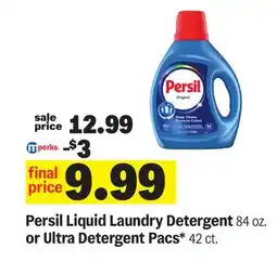 Meijer Persil Liquid Laundry Detergent 84 oz. or Ultra Detergent Pacs* 42 ct offer
