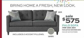 Slumberland Furniture Palo Sofa offer