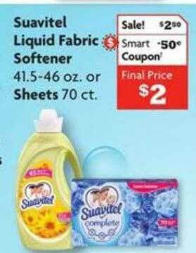Family Dollar Suavitel Liquid Fabric Softener Or Sheets offer
