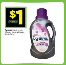 Dollar General Dynamo Liquid Laundry Detergent Purple Wildflowers offer