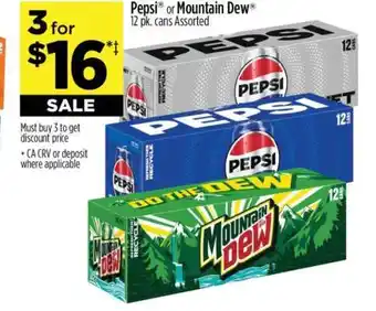 Pepsi or Mountain Dew