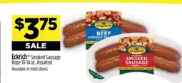 Dollar General Eckrich Smoked Sausage offer