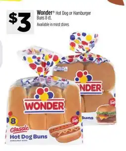 Dollar General Wonder Hot Dog or Hamburger Buns offer