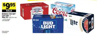 Dollar General Budweiser, Bud Light, Coors Light, Miller Lite offer