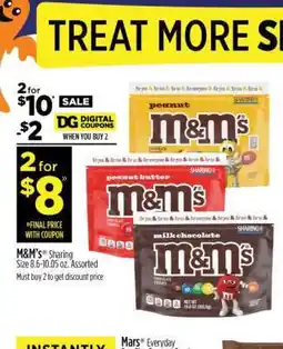 Dollar General M&M's Sharing offer