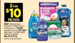 Dollar General Dawn, Cascade, Mr. Clean offer