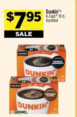 Dollar General Dunkin' K-Cups 10 ct offer