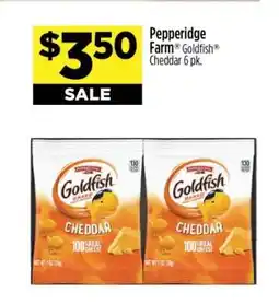 Dollar General Pepperidge Farm Goldfish Cheddar 6 pk offer