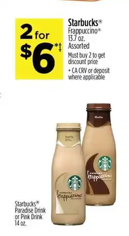 Dollar General Starbucks Frappuccino offer