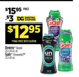 Dollar General Downy Beads or Gain Fireworks offer
