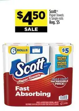 Dollar General Scott Paper Towels offer