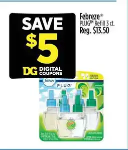 Dollar General Febreze PLUG Refill 3 ct offer