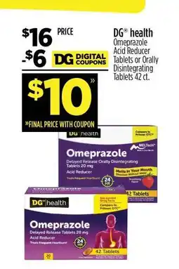 Dollar General DG health Omeprazole offer