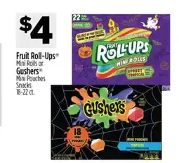 Dollar General Fruit Roll-Ups or Gushers offer