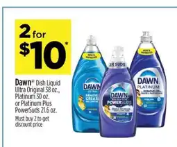 Dollar General Dawn Dish Liquid offer