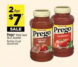 Dollar General Prego Pasta Sauce offer