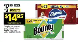 Dollar General Charmin & Bounty offer