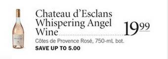 Publix Chateau D'esclans Whispering Angel Wine offer