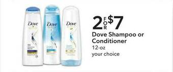 Publix Dove Shampoo Or Conditioner offer