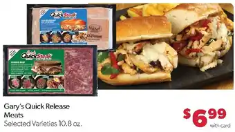 Gary's Quick Release Meats