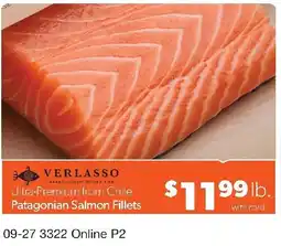 Family Fresh Market Verlasso Patagonian Salmon Fillets offer