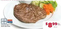 Family Fresh Market Angus Pride Fresh Boneless Beef Cube Steak offer