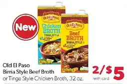 Family Fresh Market Old El Paso Birria Style Beef Broth or Tinga Style Chicken Broth offer