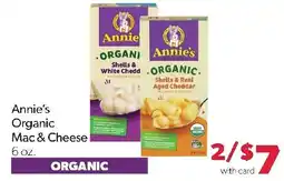 Family Fresh Market Annie's Organic Mac & Cheese offer