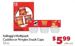 Family Fresh Market Kellogg's Multipack Caddies or Pringles Snack Cups offer