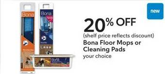 Publix Bona Floor Mops Or Cleaning Pads offer