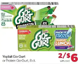 Family Fresh Market Yoplait Go-Gurt or Protein Go-Gurt offer