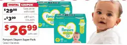 Family Fresh Market Pampers Diapers Super Pack offer