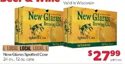 Family Fresh Market New Glarus Spotted Cow offer
