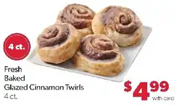Family Fresh Market Fresh Baked Glazed Cinnamon Twirls offer